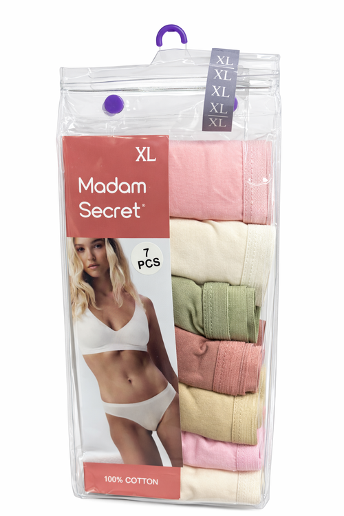 7-Piece Cotton Panty Set