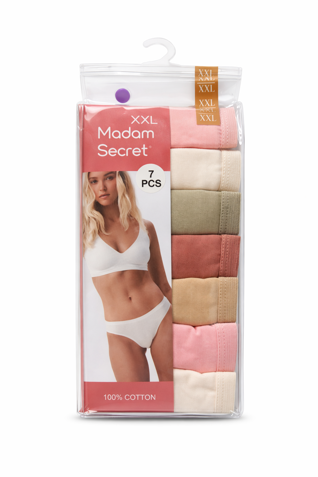 7-Piece Cotton Panty Set