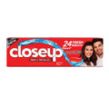 Close up deep action toothpaste